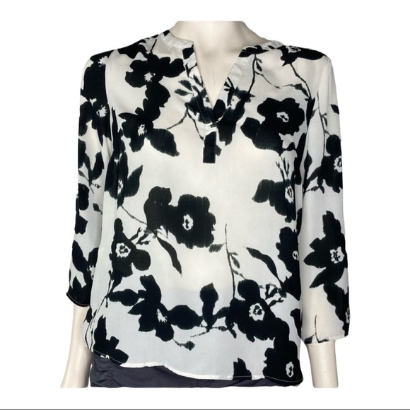 daniel rainn Floral Blouse Sz Small - Picture 1 of 7